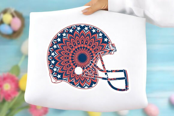 Boost Your Design Projects with American Football Mandala Free Png
