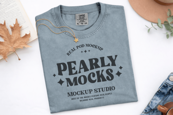CC1717 Granite Flat Lay T-shirt Mockup: A Strategic Tool for Designers and Creators