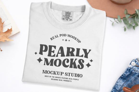 CC1717 White Flat Lay T-shirt Mockup: A Versatile Tool for Designers and Creators