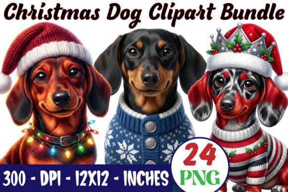 Christmas Dog Clipart Bundle: A Creative Resource for Holiday Projects