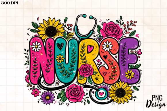 Exploring the Nurse Floral Lightning Bolt Medical PNG: A Versatile Design for Creative and Commercial Use
