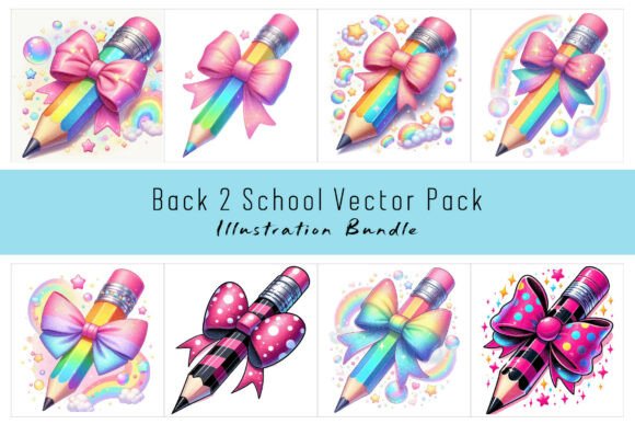 Free Pastel Rainbow Pencil Illustration: A Versatile Resource for Creative Projects