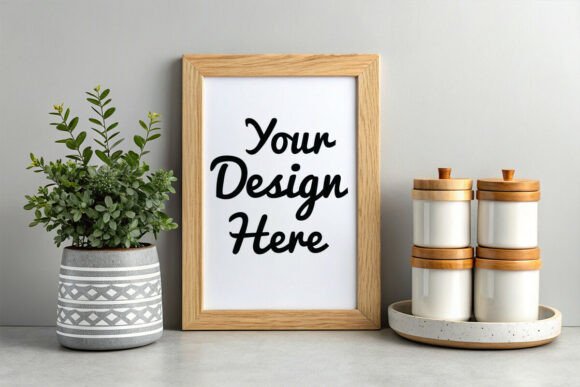 Free Wood Frame Mockup