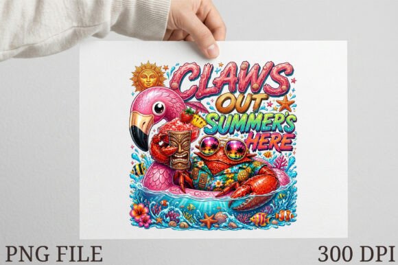 Funny Lobster Summer PNG: A Versatile Design for Creative Projects