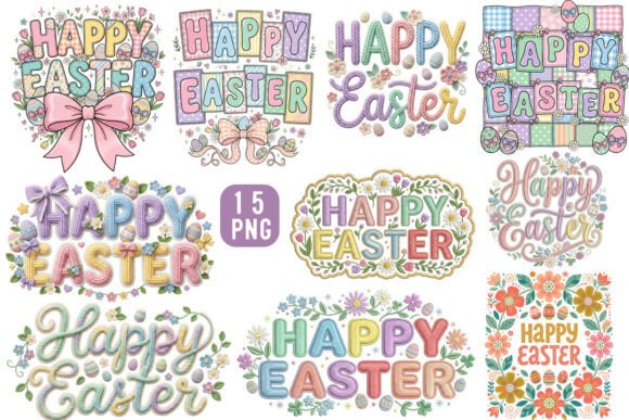 Happy Easter Sublimation Bundle: A Perfect Design for Creative Print Projects
