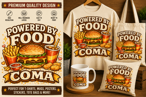 Powered By Food Coma 🍔😴
