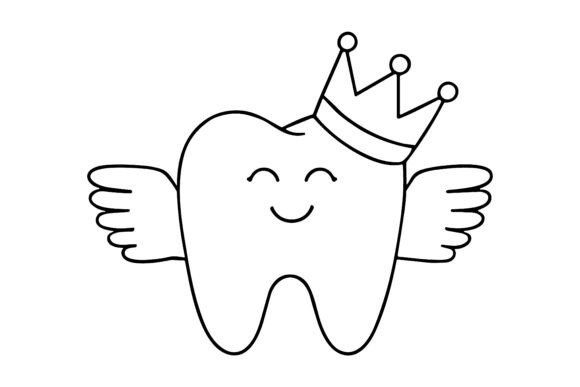 Shouting Funny Tooth Vector Design