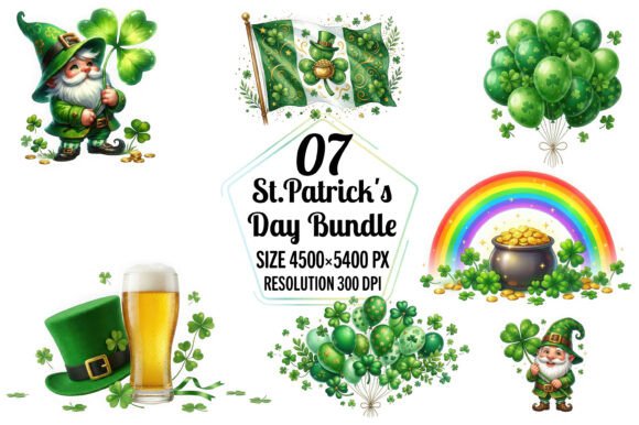 St. Patrick’s Day Clipart Bundle: A Versatile Resource for Creative Projects