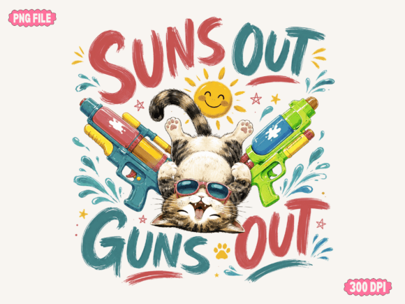 Summer Fun with Funny Cat PNGs