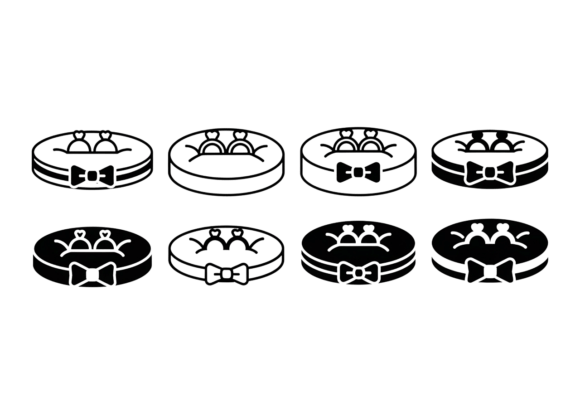 Wedding Ring Box SVG Bundle