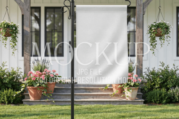 What Is a Farmhouse Garden Flag Mockup and Why It Matters for Your Design Projects
